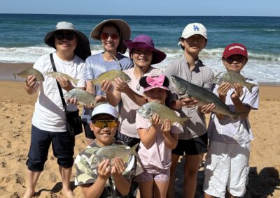 Team building experience. Work comrads enjoying fishing the calmer waters of Sydney for flathead, bream and whiting. Heaps of banter, laughs and learning how to fish for some of the tastiest fish around. Consider this for your christmas or team building experience.