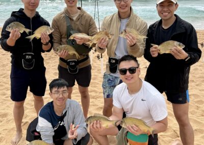 A group of close friends from all over the world getting together for a reunion. For me it was a really special group as you can see the friendship they have even though they have not seen each other for a long time. And they all caught a lot of bream on this outing.
